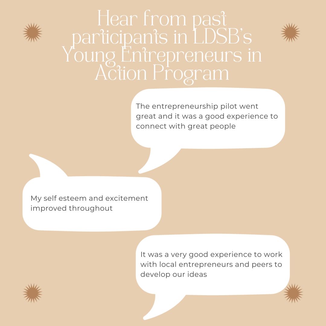 💡<a href="/LimestoneDSB/">Limestone District School Board</a> Grade 7-12 students: the Young Entrepreneurs in Action program is a great way to develop an entrepreneurial mindset &amp;learn skills like leadership, money management, &amp; risk assessment. Learn how you can take part: bit.ly/ldsbentreprene… #youngentrepreneursinaction