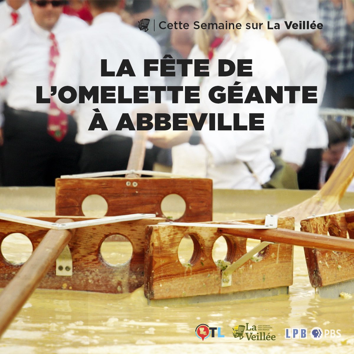 À soir à 7:45 pm sur @lpborg et @telelouisiane.

lpb.org/laveillee

#GiantOmelette #Abbeville #VermilionParish #OnlyLouisiana #ExploreLouisiana