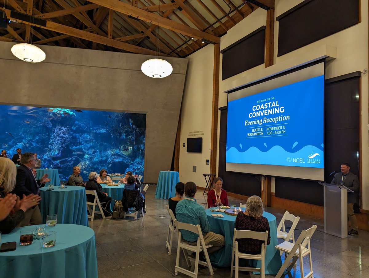 <a href="/SeattleAquarium/">Seattle Aquarium</a> <a href="/SenLizLovelett/">Sen. Liz Lovelett</a> <a href="/mark_gamba/">Mark Gamba</a> <a href="/SenatorGolden/">Jeff Golden</a> <a href="/davinaduerr/">Davina Duerr 🌻☮️ 🇺🇸</a> <a href="/LuzRivas/">Luz Rivas</a> <a href="/DebraWA40/">Debra Lekanoff</a> Last night, we had a lovely reception celebrating state ocean policy efforts with remarks from <a href="/ErikStegman/">Erik Stegman</a> <a href="/NativeGiving/">Native Americans in Philanthropy</a> and <a href="/SeattleAquarium/">Seattle Aquarium</a>.