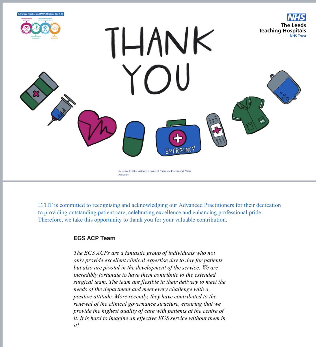 Happy advanced practice week #advancedpractice <a href="/nwacpsurgleeds/">@SurgicalACPLeeds</a>  #ACP