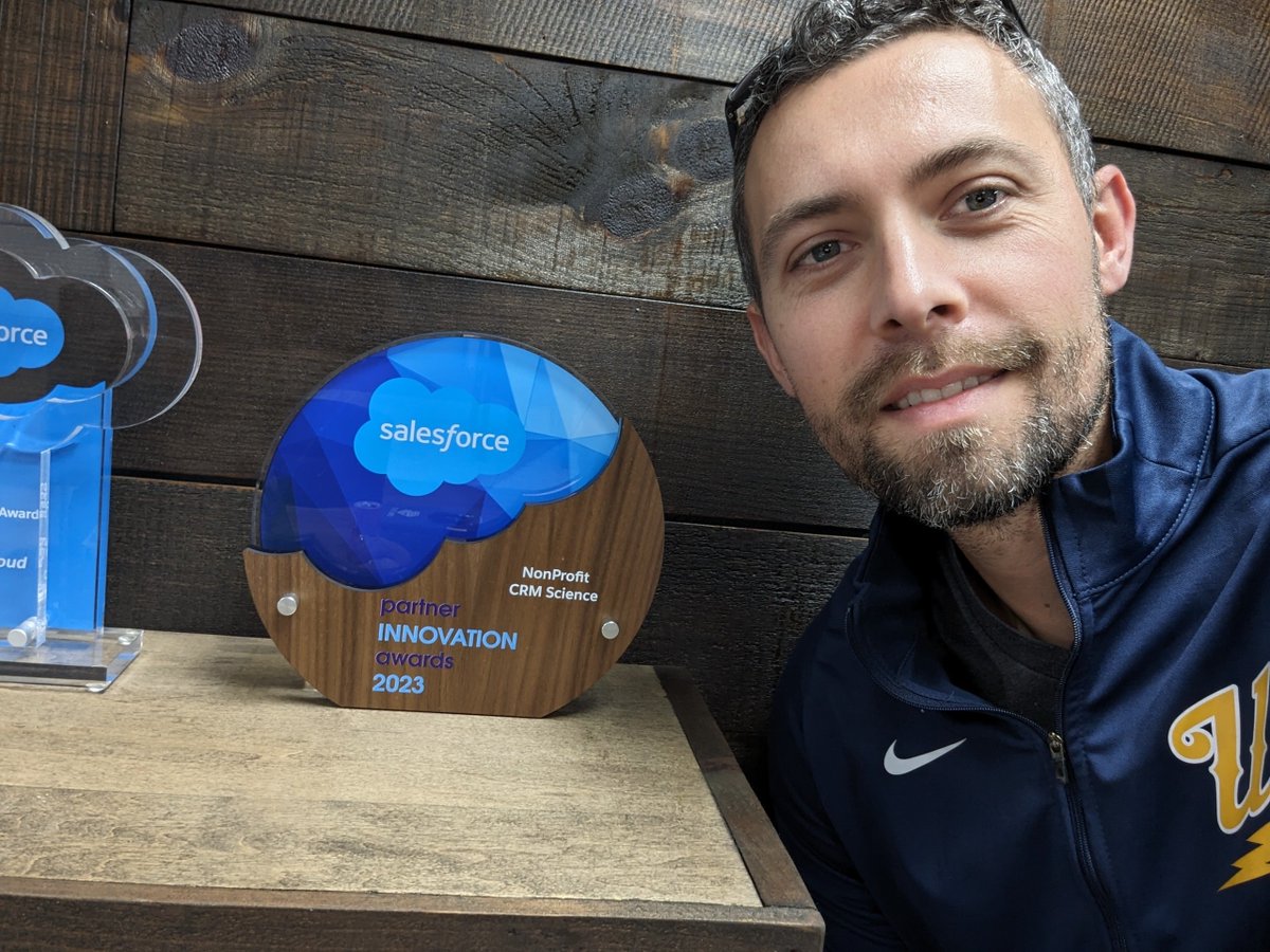This is our teams 5th 
<a href="/salesforce/">Salesforce</a>
 partner innovation award, and got to say it looks amazing! Proud of our team 
<a href="/CRMScience/">CRM Science</a>