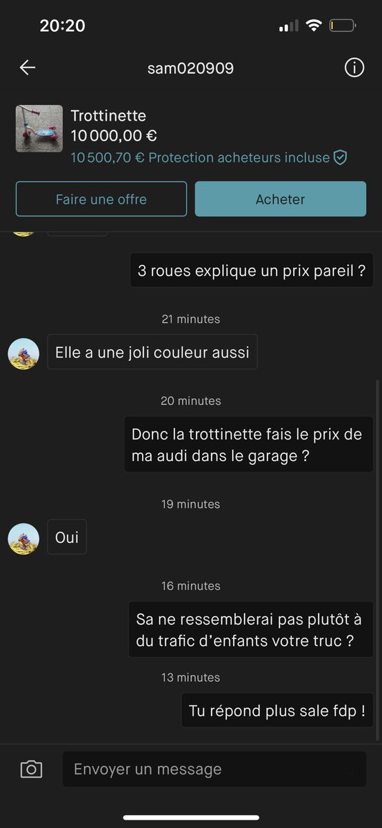 Alphanumrique2's tweet photo. "Il y a erreur sur le prix" 🤷‍♀️ 
OU PAS! https://t.co/8dXeLLjsKd