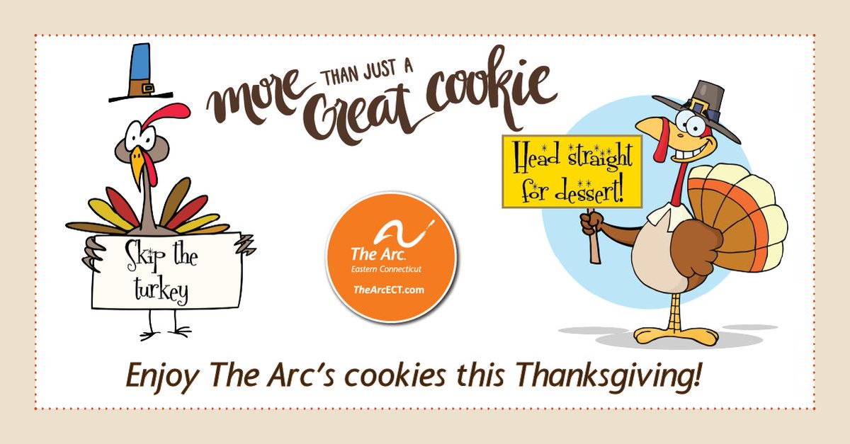 TheArcECT's tweet photo. Thanksgiving is just 2 weeks away!  Order your holiday cookie platters now! Call (860) 928-4727 x 906 or email mhitchew@thearcect.org. https://t.co/XHbqYh3B09