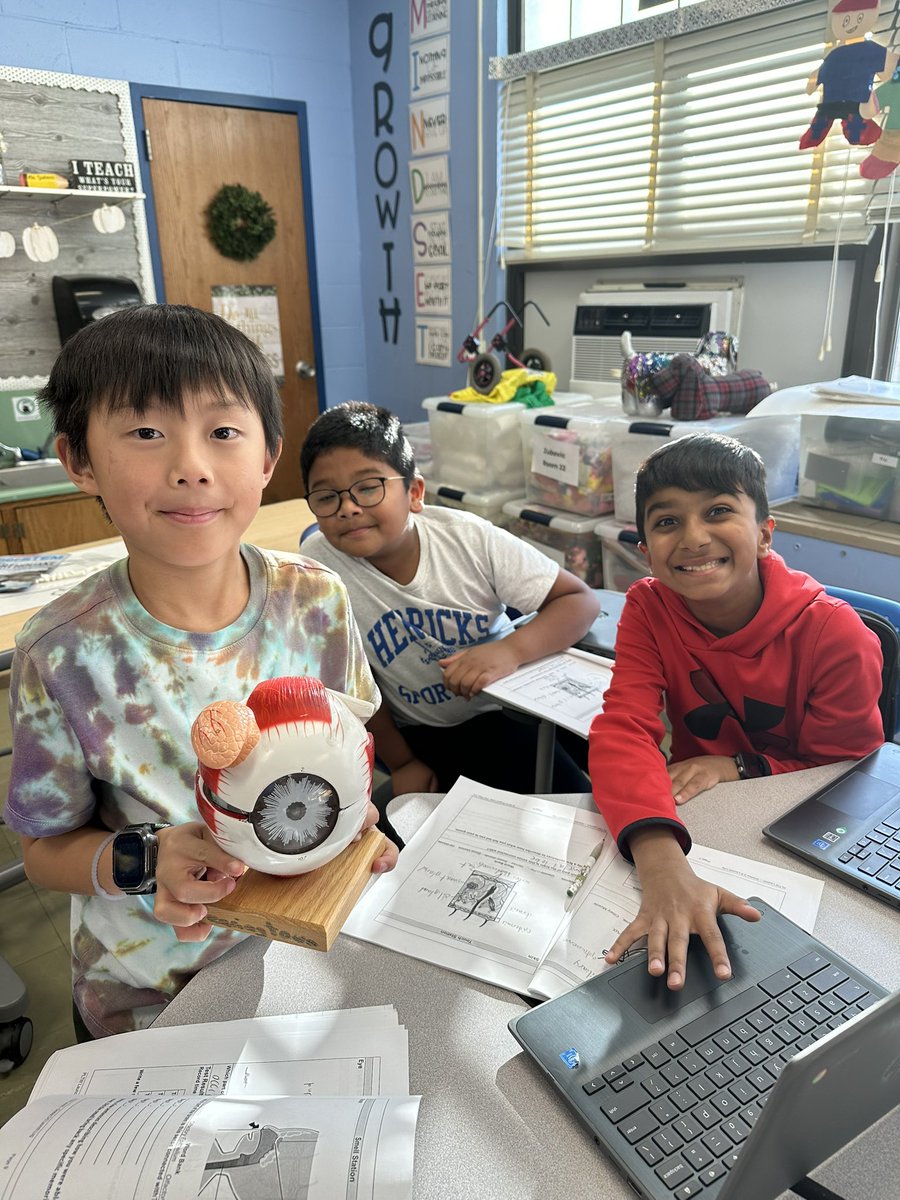 MsZubovicsClass's tweet photo. Big brain 🧠 moments! Learning all about our nervous system and how our brain works to support our 5 senses! #WeAreHerricks @SearingtownK5 @HerricksSchools https://t.co/veRbqpCDii