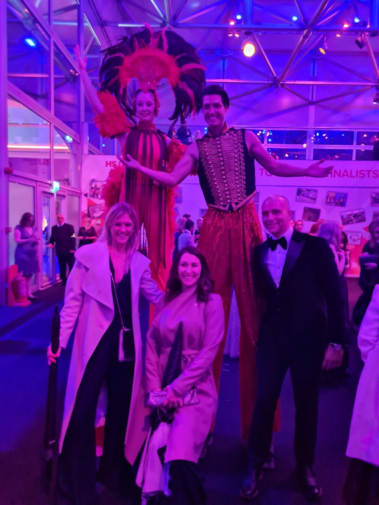 Spectacular stilts <a href="/HSJnews/">Health Service Journal</a> #HSJAwards <a href="/MCarrMSK/">Matthew Carr</a>