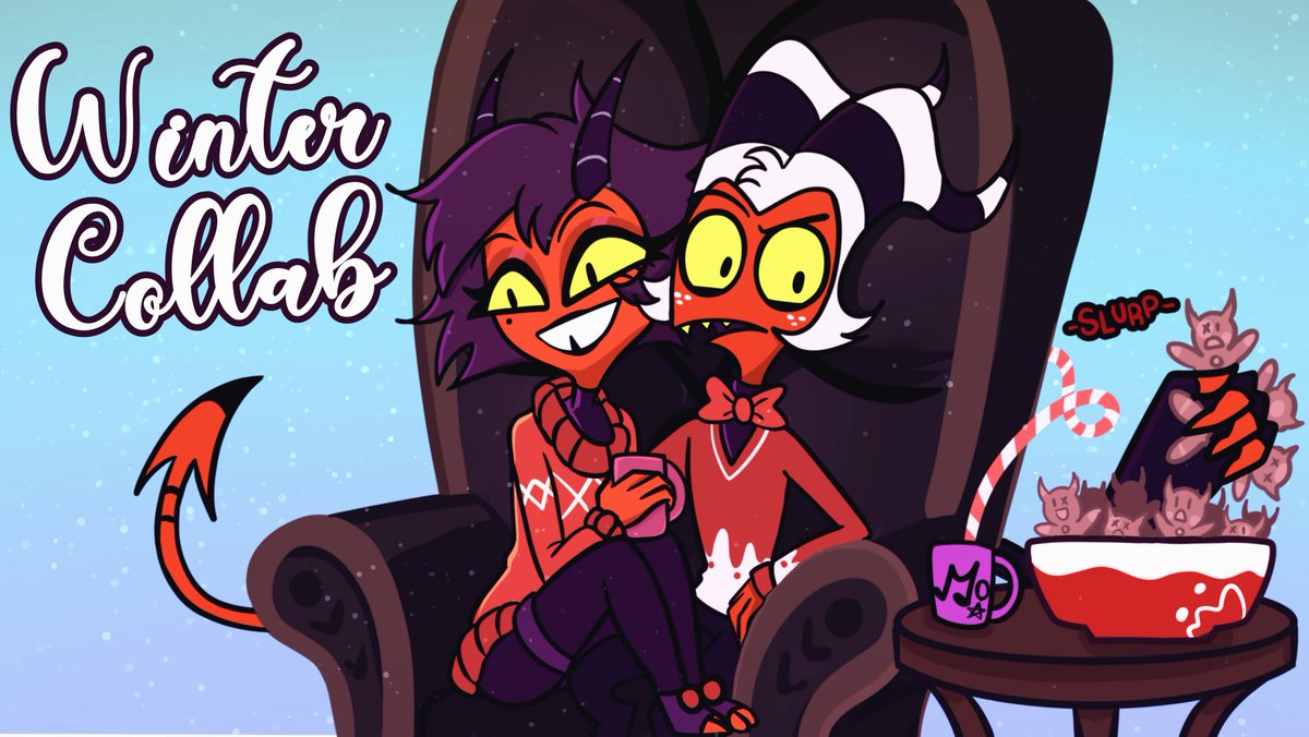 JealousCartoon's tweet photo. Is time once again!
Welcome to the Helluva Boss Winter Collab ❄️
#HelluvaBoss #HelluvaCollab #HelluvaBossFanart
More info on the 🧵 https://t.co/TzjzuHyALv