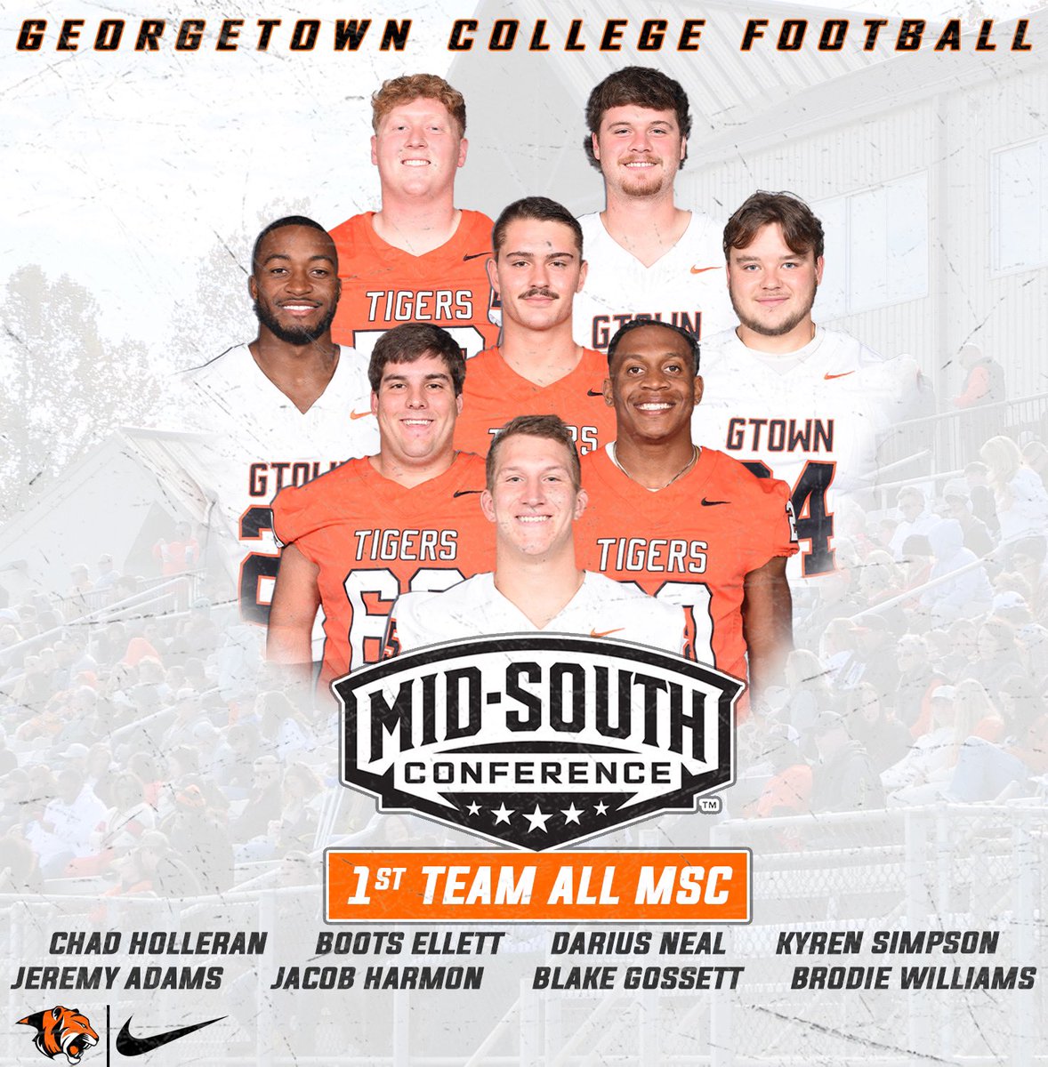 Gtown_Football's tweet image. 🏆MSC Awards🏆

🏆Coach of the Year - Chris Oliver

🏆Defensive Player of the Year - Chad Holleran

8 - 1st Team All Conference🏆
6 - 2nd Team All Conference 🏆

#TigerPride🐅 | #1and0