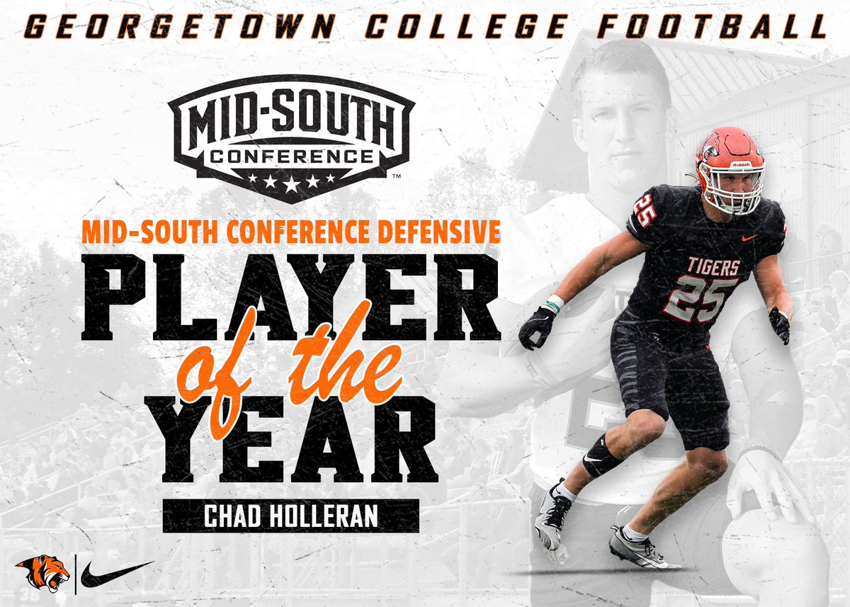 Gtown_Football's tweet image. 🏆MSC Awards🏆

🏆Coach of the Year - Chris Oliver

🏆Defensive Player of the Year - Chad Holleran

8 - 1st Team All Conference🏆
6 - 2nd Team All Conference 🏆

#TigerPride🐅 | #1and0