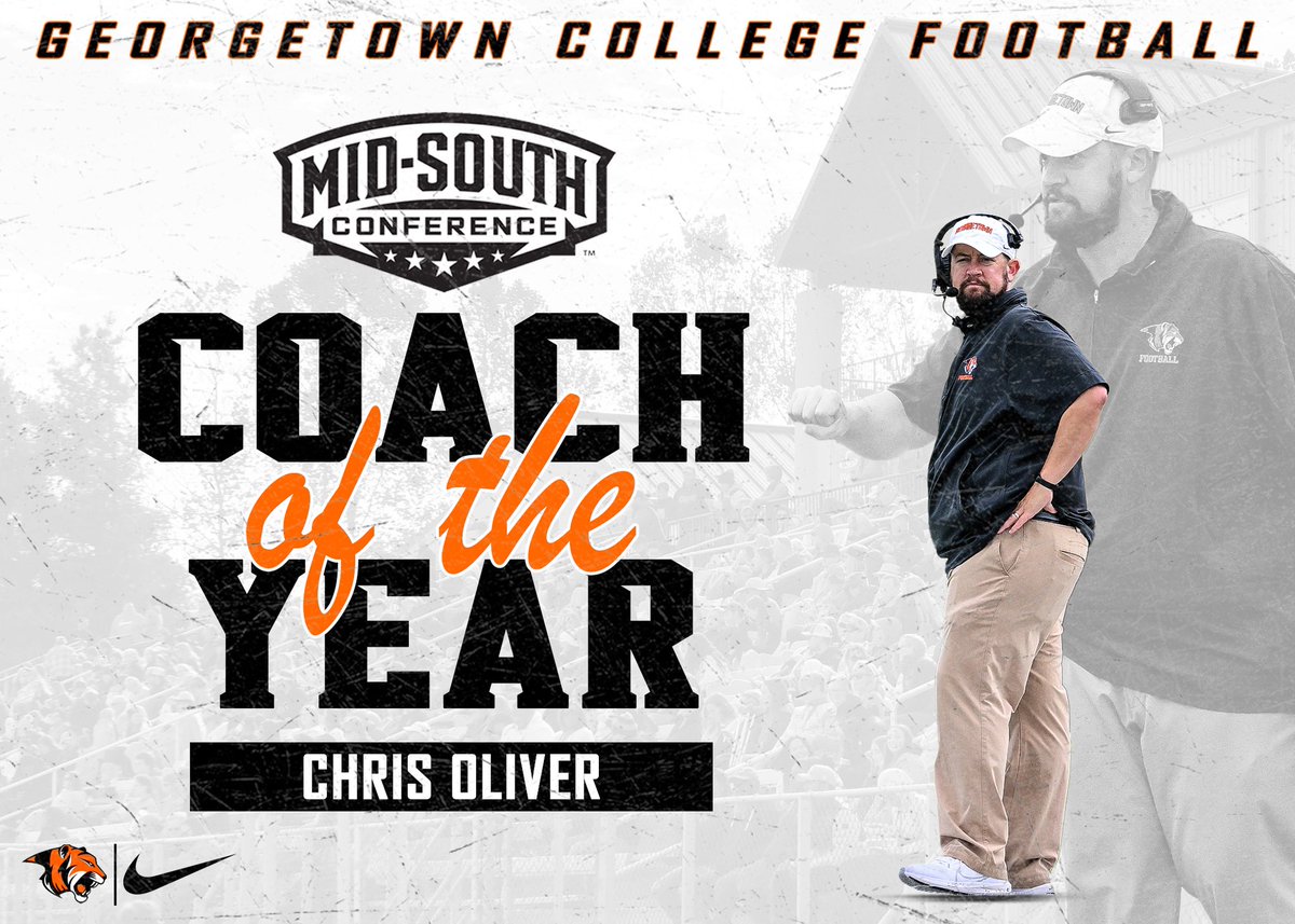 Gtown_Football's tweet image. 🏆MSC Awards🏆

🏆Coach of the Year - Chris Oliver

🏆Defensive Player of the Year - Chad Holleran

8 - 1st Team All Conference🏆
6 - 2nd Team All Conference 🏆

#TigerPride🐅 | #1and0