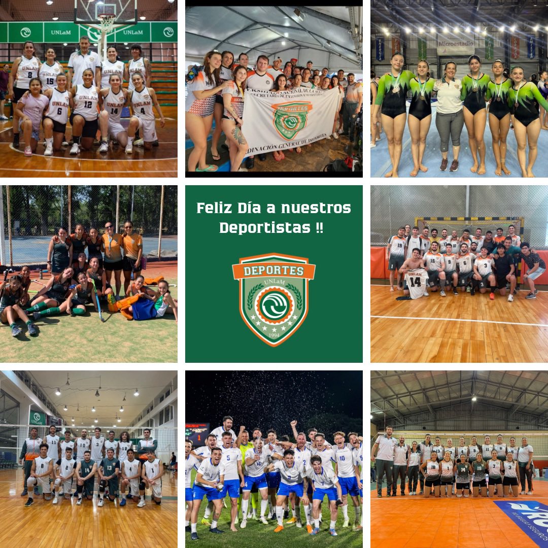 16 de noviembre | ¡Día Nacional del Deportista!

¡Feliz día! En especial, a quienes forman parte de nuestra comunidad. Gracias por la entrega, el compromiso, la perseverancia y la pasión con que llevan los colores de la UNLaM 🙌🏻💚.

#UNLaMDeportes 
#unlam 
#deportista