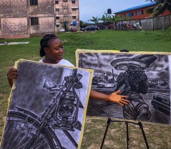 Lammie_Art01's tweet photo. Dear Twitter users, I’m asking for 2 seconds of your time today to help RETWEET my art. 😊❤️🙏🏾

#Oladips https://t.co/1CmaF5oxlu
