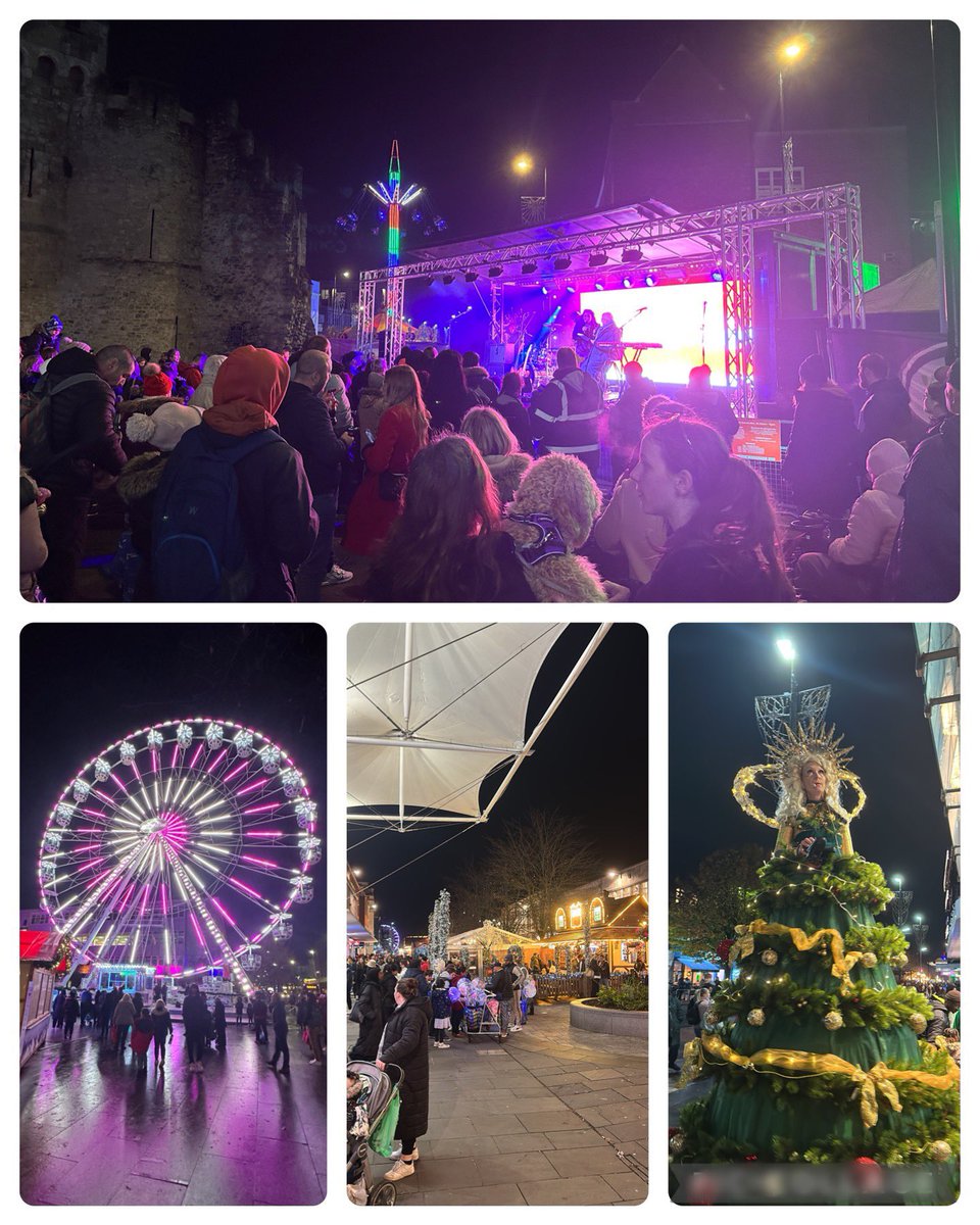 It was an early festive extravaganza and pleasure attending the #countdown to #Christmas this evening in our dynamic city of #Southampton. 

The switching on of the city’s lights, live performances and browsing the Christmas Market, tasty treats and thrilling rides was amazing!