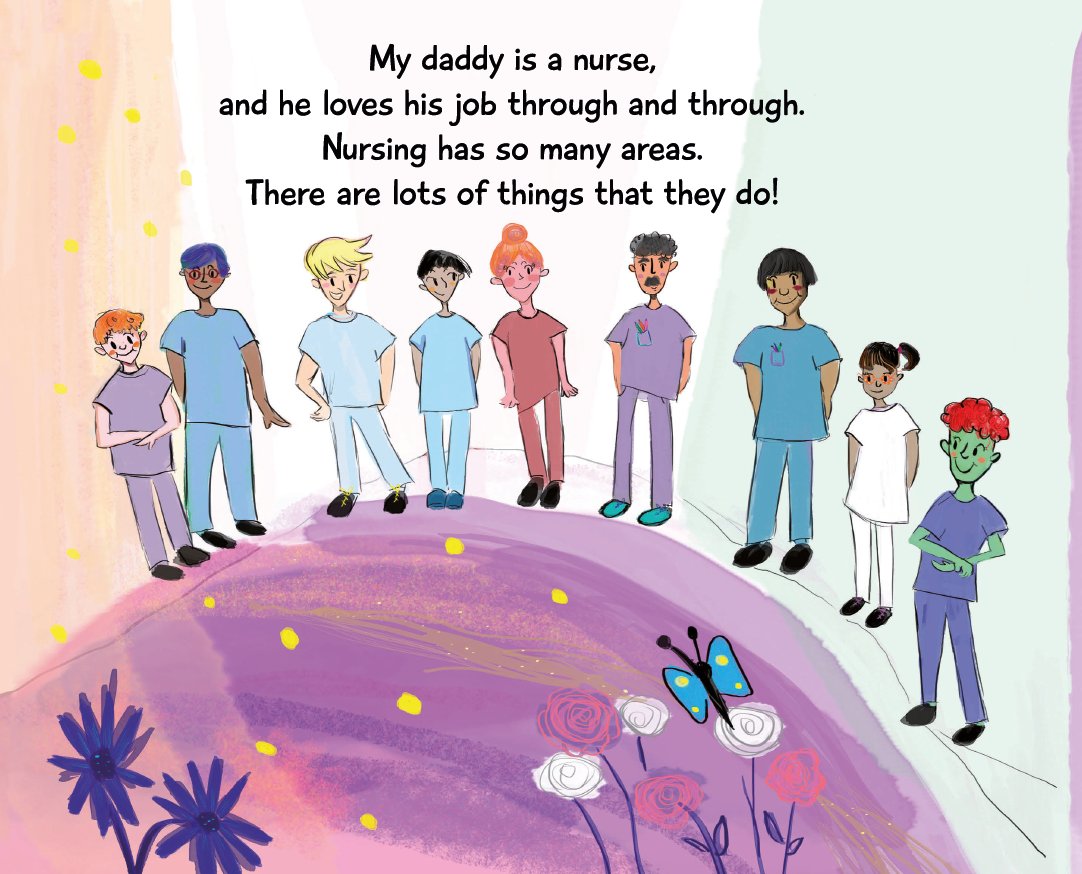 It’s always good to highlight and celebrate men in non-traditional career roles – it’s one of the reasons we created My Daddy is a Nurse – but #InternationalMensDay today gives us even more cause to join us in keeping the flag flying.

#kidlit #positivebooks #MyDaddyisaNurse