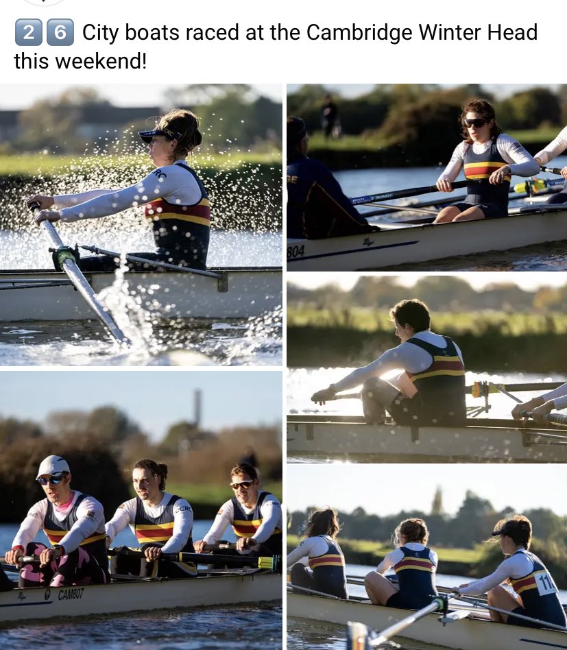 City of Cambridge Rowing Club (@cityrc) on Twitter photo 26 boats from <a href="/CityRC/">City of Cambridge Rowing Club</a> raced in the #Cambridge Winter Head last weekend.
#Cambridge #Rowing 26 boats from <a href="/CityRC/">City of Cambridge Rowing Club</a> raced in the #Cambridge Winter Head last weekend.
#Cambridge #Rowing