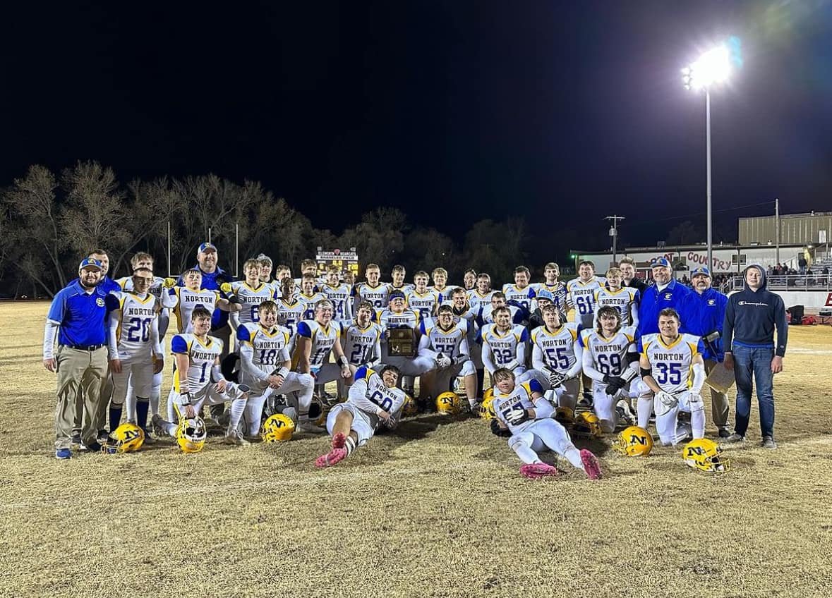 sportsinkansas's tweet image. Norton, led by HC Lucas Melvin, has had quite the season in 2023 on their way to the 2A semifinals where the will face Hoisington in a semifinal rematch from 2019. 

Eli Jones has been flying under the radar as one of the top junior QBs in Kansas. He has thrown for 2,019 yards…