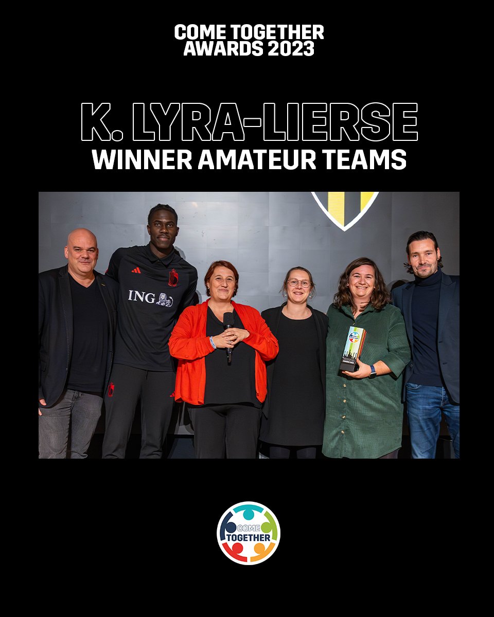 RoyalBelgianFA's tweet photo. Winner in the amateur teams category: K. Lyra-Lierse. 👏 https://t.co/gkt7RaJjXY