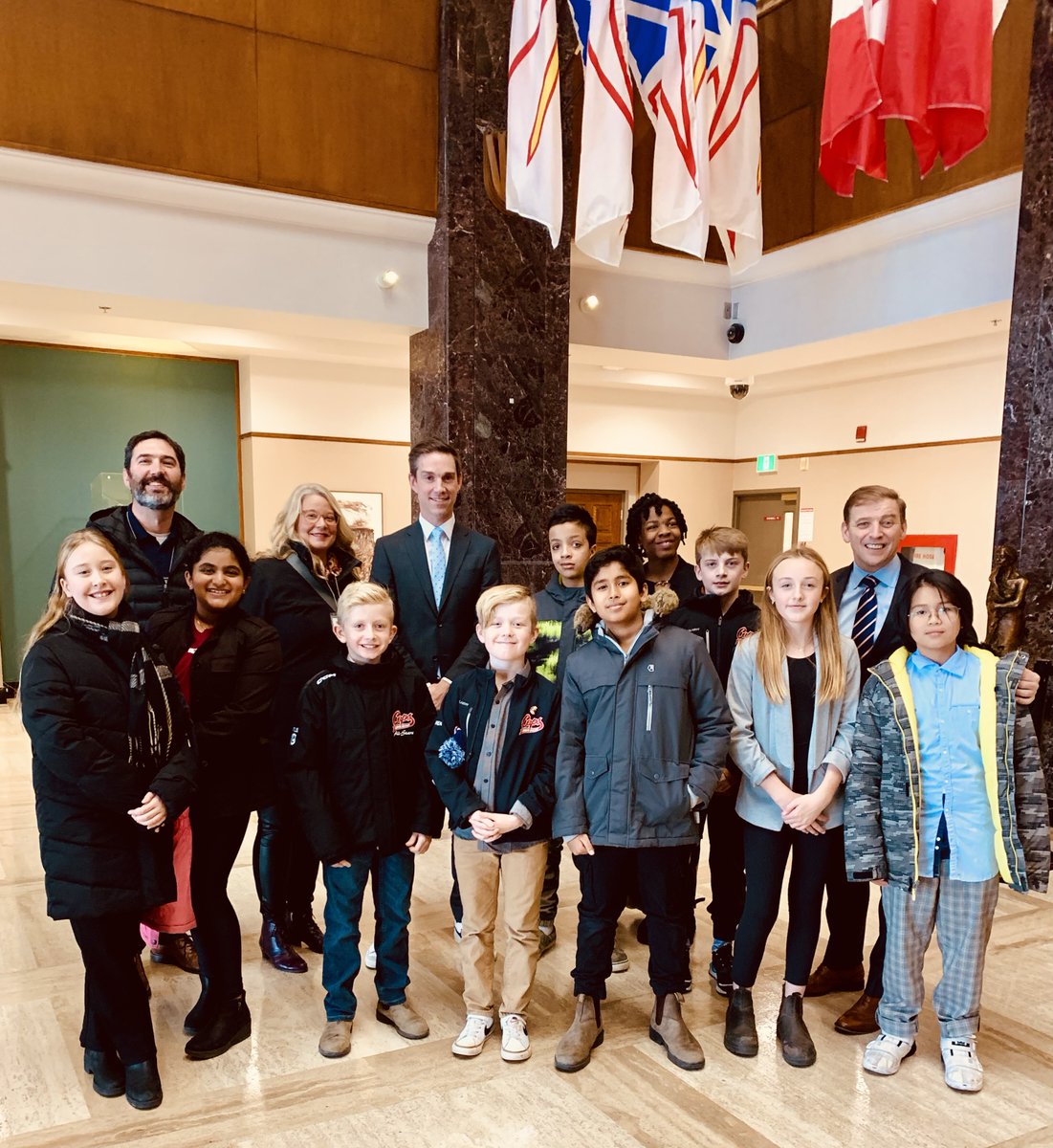 RES_Guidance's tweet photo. Sincere thanks to @johnjhogan, @PremierofNL and all the MHAs who welcomed our Student Leaders @RoncalliSchool today. Whether as spectators or future Question Period participants, I've no doubt that you'll be seeing them again in the House of Assembly... @NLESDCA @RoncalliReads https://t.co/ruqF2TRRmY