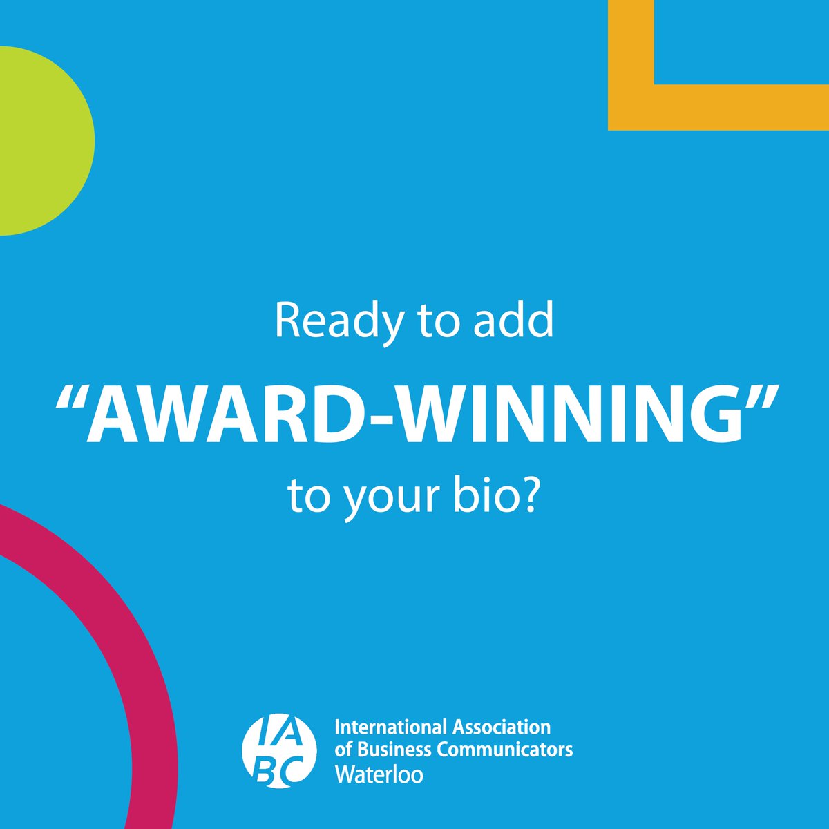 Introducing our new webinar series: UpSkill ✍️

We will be diving into different communications topics with industry leaders, to improve your entry for the Gold Quill and Silver Leaf Awards. 

Register for our Nov. 28 webinar: eventbrite.ca/e/upskill1-the…