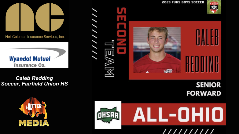 litter_media's tweet photo. Congratulations to the @NCIS_1982 Wyandot Mutual Insurance Player of the Week, Caleb Redding of Fairfield Union Soccer. Caleb is the MSL Player of Year, District Player of Year and All Ohio. To nominate a player, visit https://t.co/Mdm8udh19Y. https://t.co/Z4p5cwCJ2C
