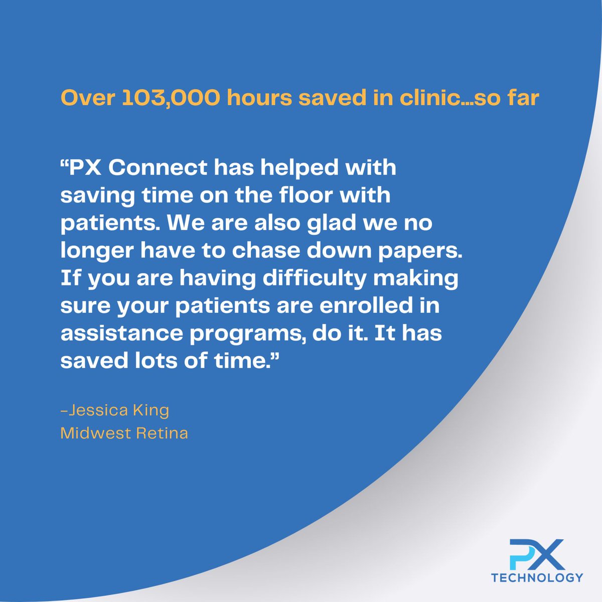 How many hours could you save in your practice by digitizing and streamlining patient enrollment forms? To schedule a Demo: pxtechnology.com/book-a-demo
