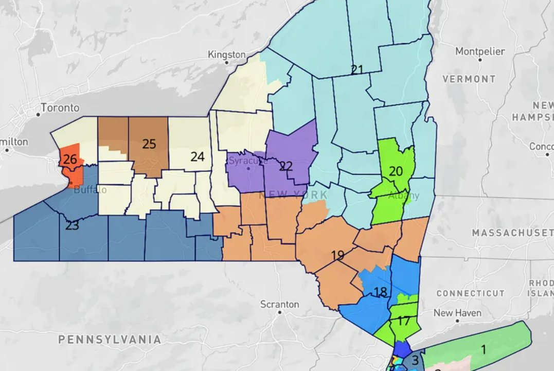 StopNYCorrupt's tweet photo. Fair districts ensure that the people, rather than the politicians, have the power to elect their representatives and shape the government. (Map via Daily News)
#stopnycorruption https://t.co/0VXwqJVseN
