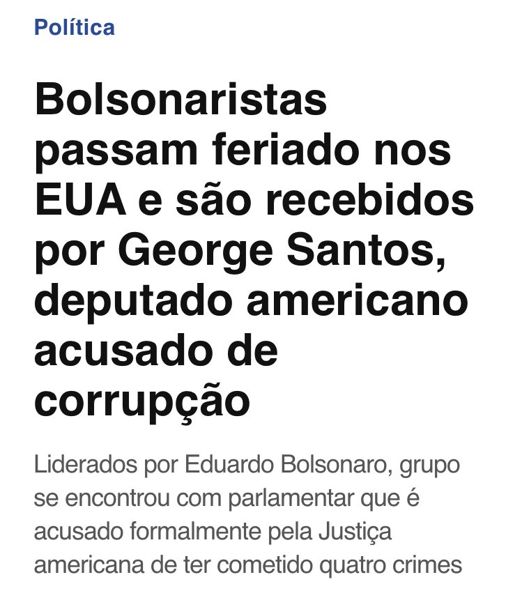 senadorhumberto's tweet photo. A MÁSCARA CAIU! Em viagem aos EUA, bolsonaristas e se reúnem com George Santos, deputado acusado de corrupção…. Eu conto ou vocês contam?! https://t.co/57FeHYa0es
