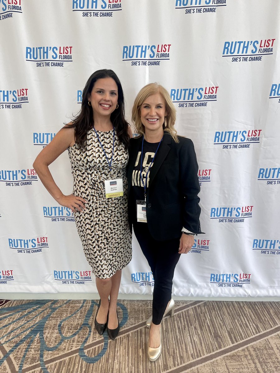 MarucciforFL's tweet photo. That one time we randomly color coordinated outfits for a @RuthsListFL conference. Advocacy, campaigns, friendship. Blessed to have you in my life @ucfalum. 🖤💛 #smallbutfierce https://t.co/2cyYf5nSyF
