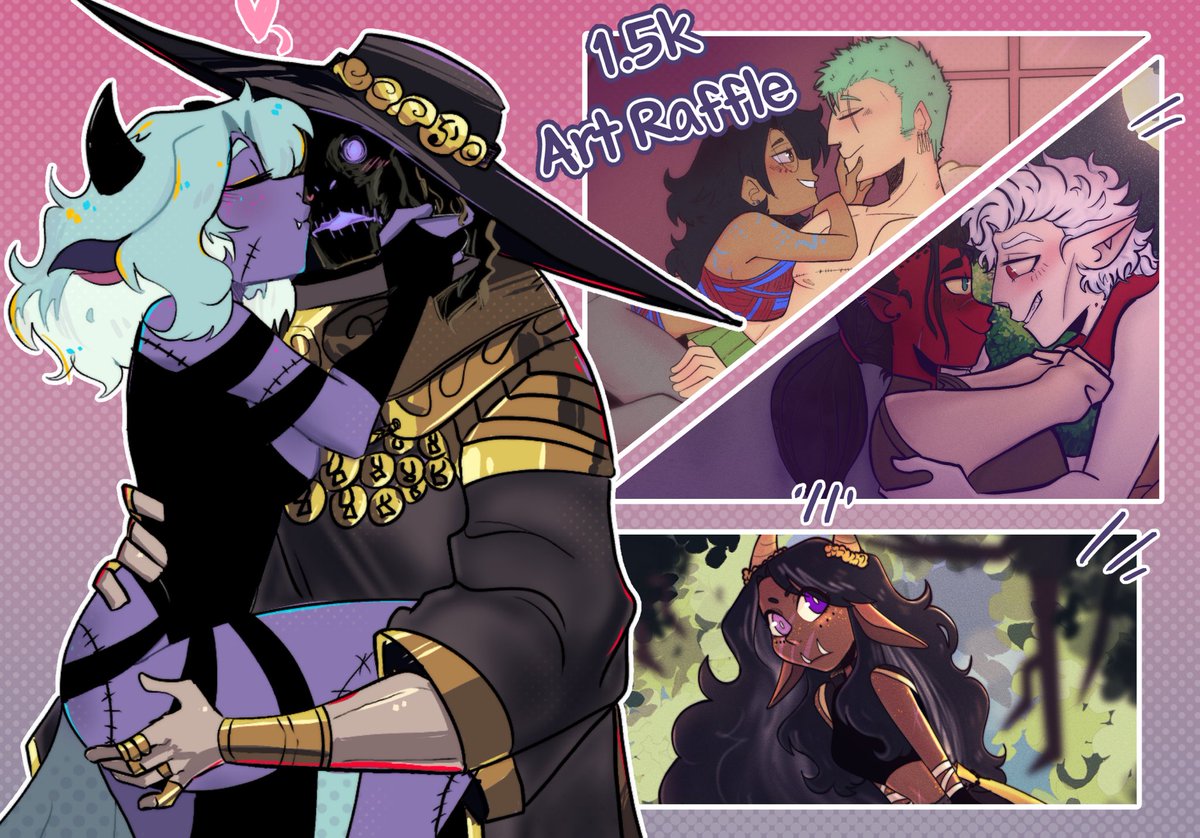 MSpagetti's tweet photo. Thank you for 1.5k followers!
so here is an art raffle to celebrate! 
Prize: full illu one or two characters

Rules/How to enter 
🌟follow @MSpagetti 
🌟like this post!
🌟retweet this post!
🌟reply with a png or a referenced (optional)

End date: Dec 31 2023 https://t.co/yOXULr91Vu