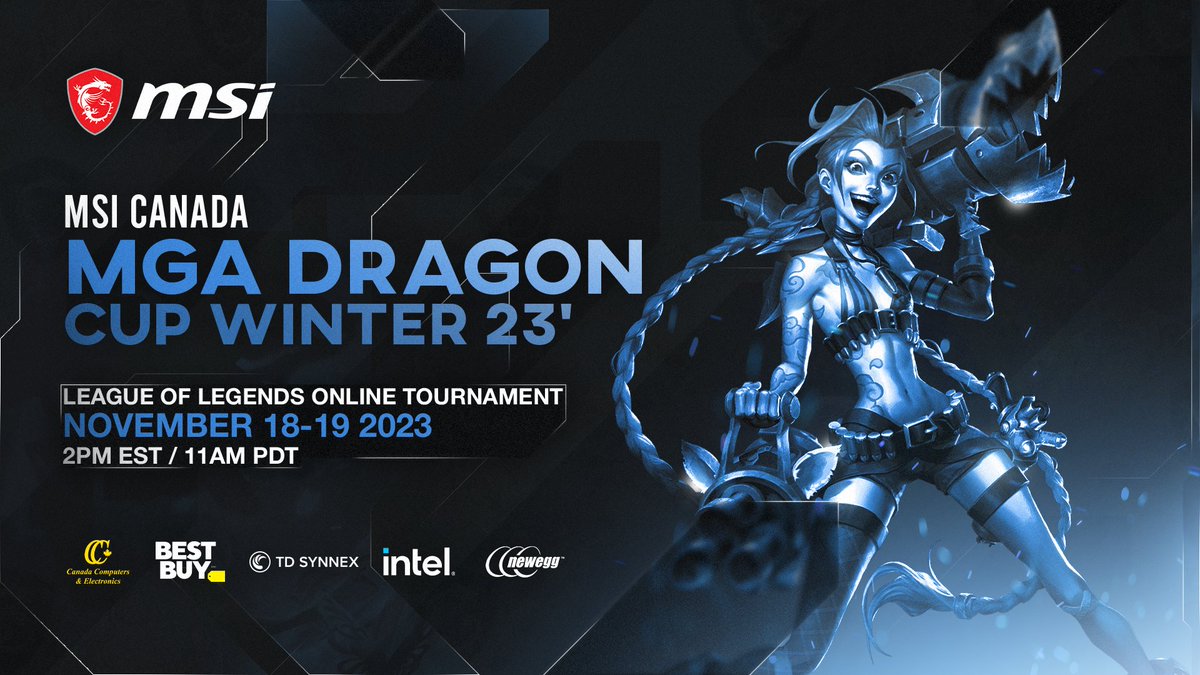 The MGA Dragon Cup is starting shortly!

Join us live on Twitch! 

➡️ twitch.tv/msigaming