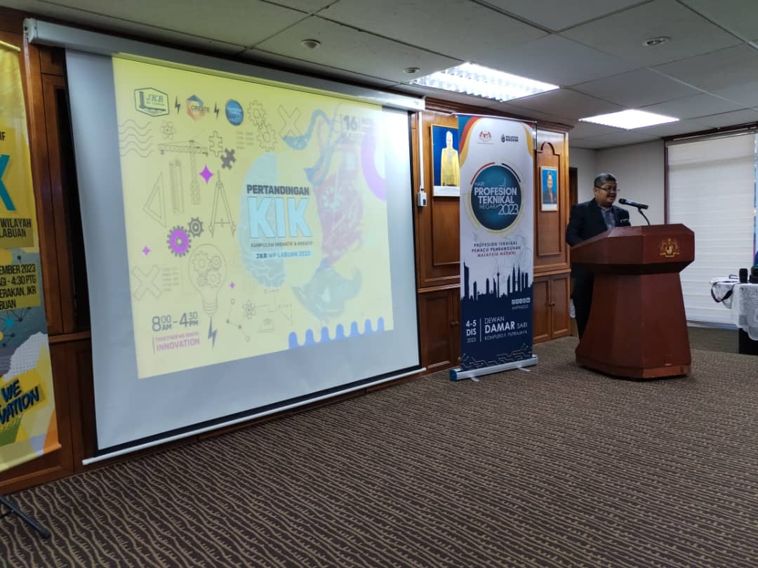 JKRLabuan's tweet photo. Tujuh (7) Kumpulan Bertanding Dalam  KIK Kumpulan Inovatif &amp; Kreatif Peringkat JKR WP Labuan Dan Menghayati  Tema Hari Profesion Teknikal Negara 2023. - "Kumpulan Kacang" - Bah. Elektrik (Juara KIK JKR WP Labuan) https://t.co/7bTwUGtJEa