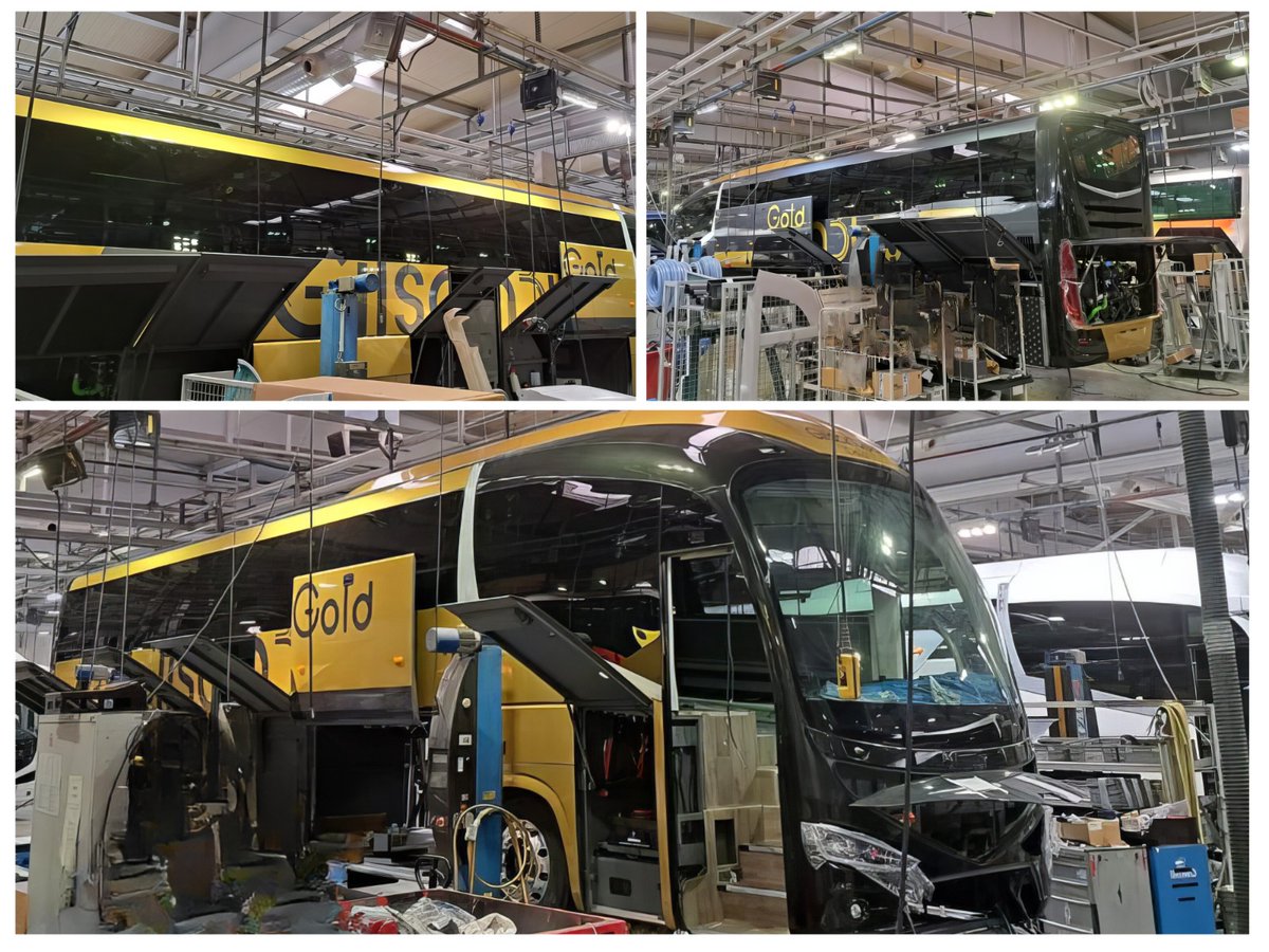 gilsanbus's tweet photo. La calidad es un compromiso, y nuestro nuevo I6 Efficient lo demuestra en la fábrica del País Vasco.
Te esperamos para presentarte las últimas novedades de GilsanBus con catering incluido en el Stand 4A30 en el Pabellón 4.
Más información: https://t.co/ccvBmGa2T4 https://t.co/VNhGq1OQuY