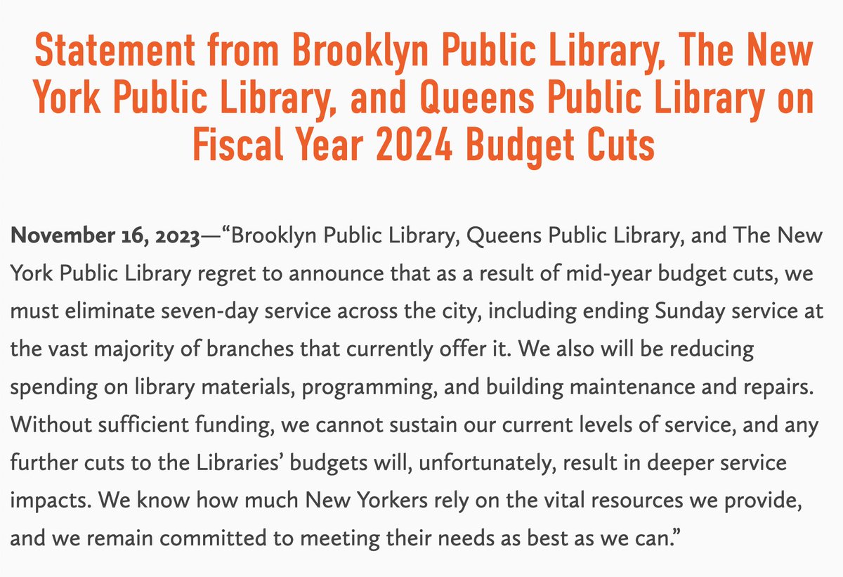 NYC Libraries tweet media