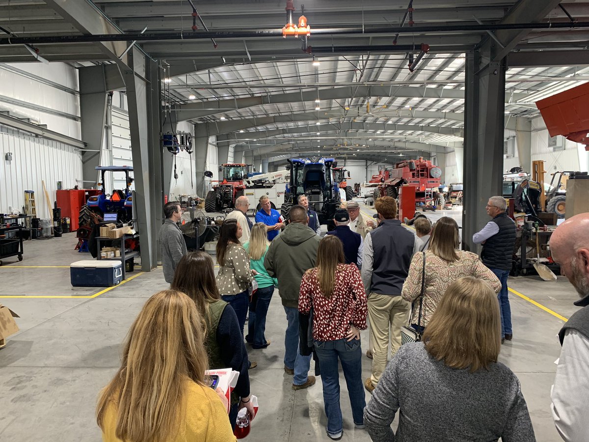 BLacefield's tweet photo. Stop #3 on the #KADF #KAFC tour 

@hragripower 

Thank you Wayne for a great tour &amp; lunch!!

#ValueAddedAg https://t.co/3hFwOEXtwM