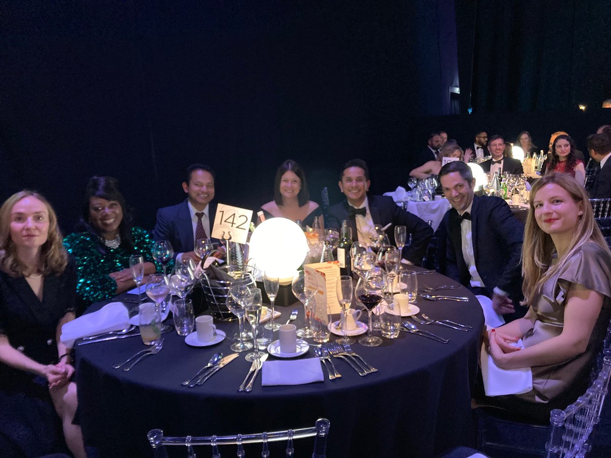 Table 142! Showcasing partnership. #HSJawards