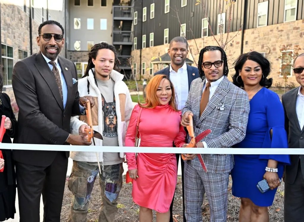 T.I. has officially opened up an affording housing development in Atlanta. The development includes 143 apartments and 25 special units for homeless youth.