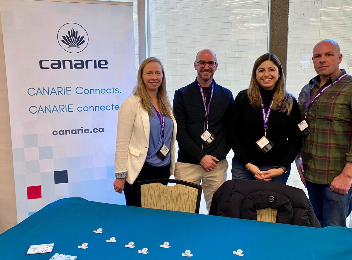 Our team is at @BSidesCalgary this week! Come say hi and learn about the work we're doing alongside our provincial and territorial partners to secure and support Canada's research and education community, and how you can get involved 👋