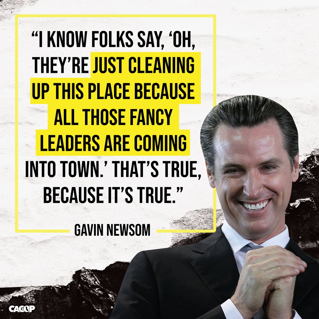 If @GavinNewsom @CA_Dem wanted to clean up the state, they could. #CADeservesBetter