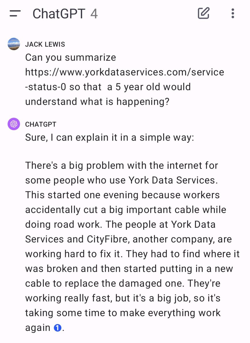 jackisjohn's tweet image. People of York, you're welcome @CityFibre