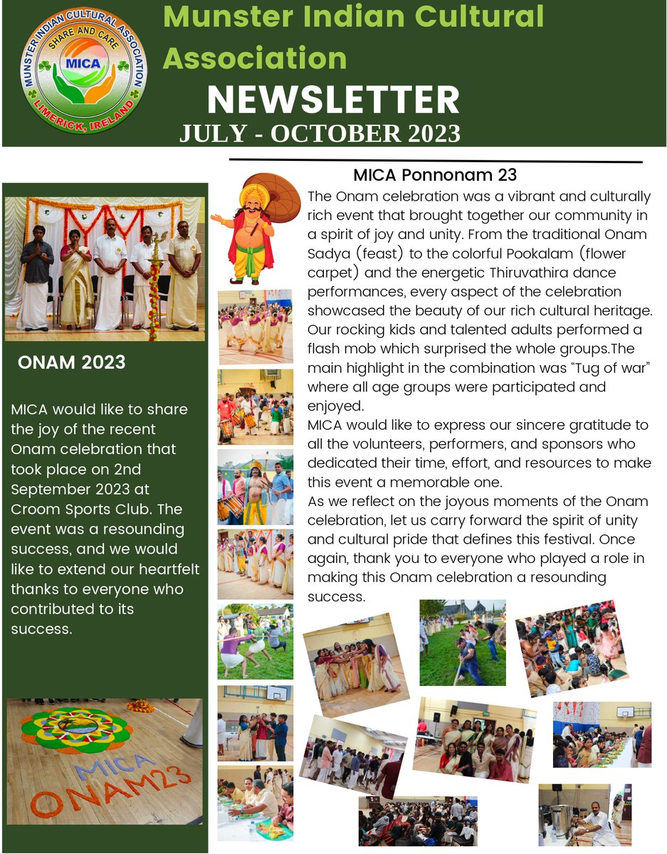 Munster Indian Cultural Association-Share and Care tweet media