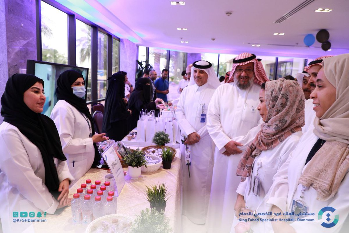 KFSHDammam's tweet photo. نظم #تخصصي_الدمام فعاليات الأسبوع العالمي للجودة، والذي يهدف إلى زيادة الوعي ببرامج الجودة وتعزيز دورها في المؤسسة. https://t.co/JOkRHcUqRE