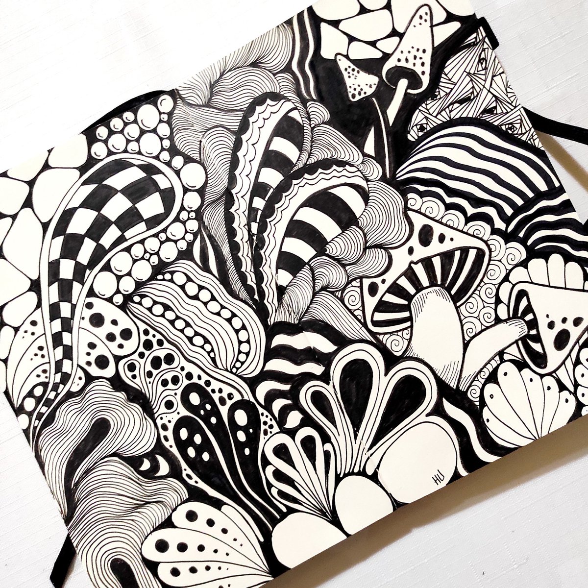 #zentangle #drawing #sakura #huart