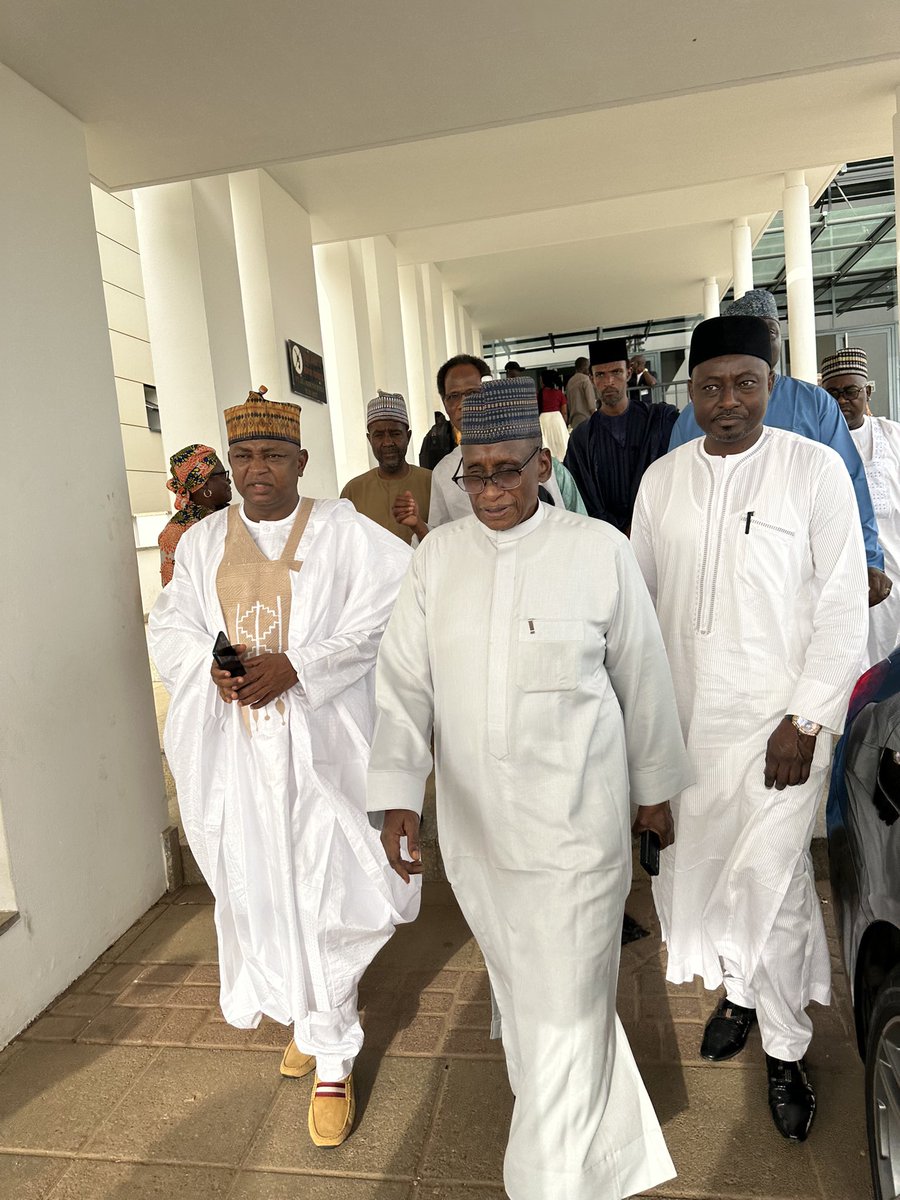 Earlier today, I received our leader and mentor Distinguished Senator Abu Ibrahim in my office. We are very proud of his exemplary leadership thus far and we will continue together, to promote the interests of Katsina South Senatorial District and Katsina State at large. 🙏