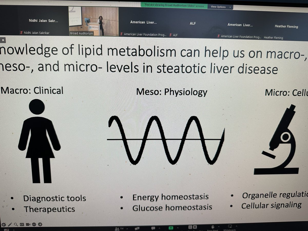 NJSakrikar's tweet photo. @RotonyaC enlightening us on MASLD regulators at the Arias Symposium sponsored by @liverUSA #MASLD https://t.co/NFTNNYcbnX