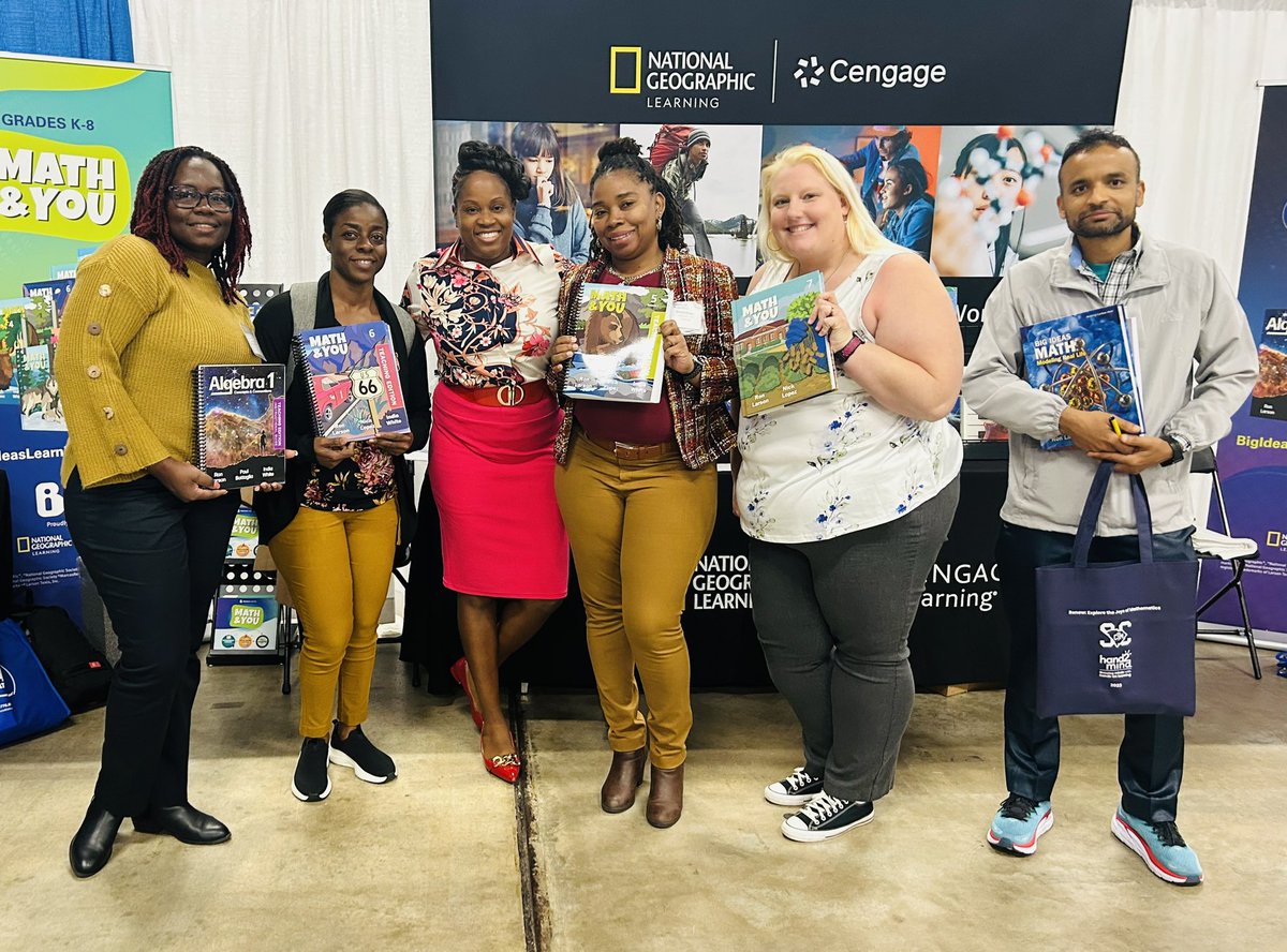 Indispeaknteach's tweet photo. Wow! 🎉🔥🎉We had a wonderful time at the @SCmathteachers ! 🤩🥰🥳 🤩So thankful for the opportunity to speak and represent for Math and You! Great team and great connections!☺️#drindiawhite #mathandyou #bigideasmath #nationalgeographic #teachers #scctm #equity #math #education https://t.co/KfLkj1UFjd