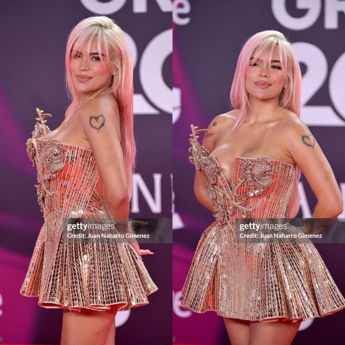 Karol G parece una muñeca de lo hermosa que esta. 🥹🩷✨️