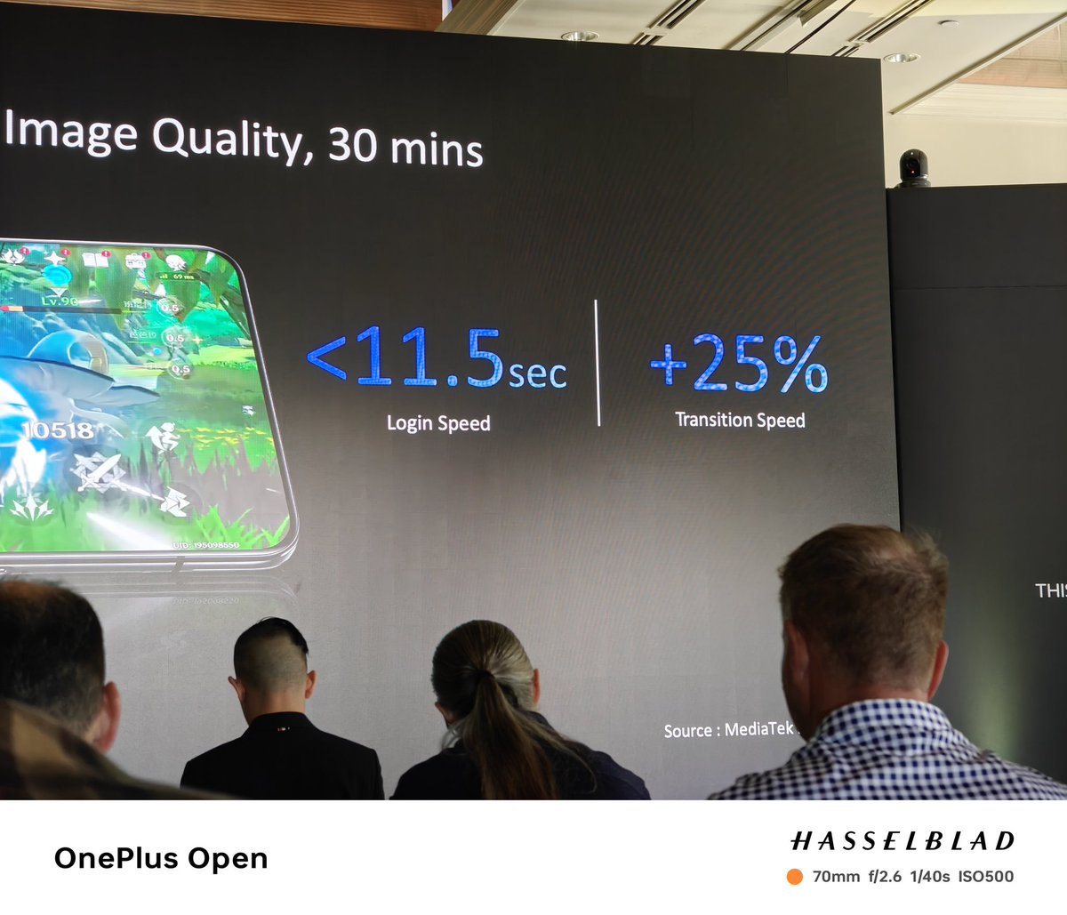 Tech_edit_'s tweet photo. Fun fact: Genshin Impact login speed is impacted by your phone's chip. The new @MediaTek Dimensity 9300 in the Vivo X100 can shave off as much as 11.5 seconds versus last year's flagship chips! #MediaTekSummit https://t.co/vAW2fYZAzS