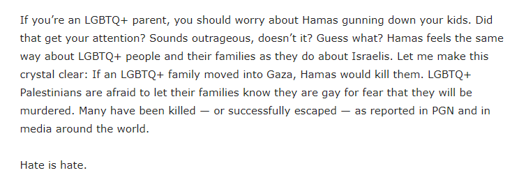 0xMemeLord's tweet photo. @karbonbased Queers / gay folks for Palestine gotta be the biggest psyop ever.

If a gay person wandered into Palestine/Hamas-controlled territory, they'd instantly be killed. 🤷🏼‍♂️ https://t.co/V4AtjCSjXH