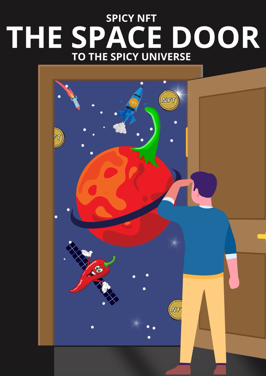 Open the door to the Spicy universe 🚀
#NFTCollection #Spicy #marketplace #Launchpad #innovation