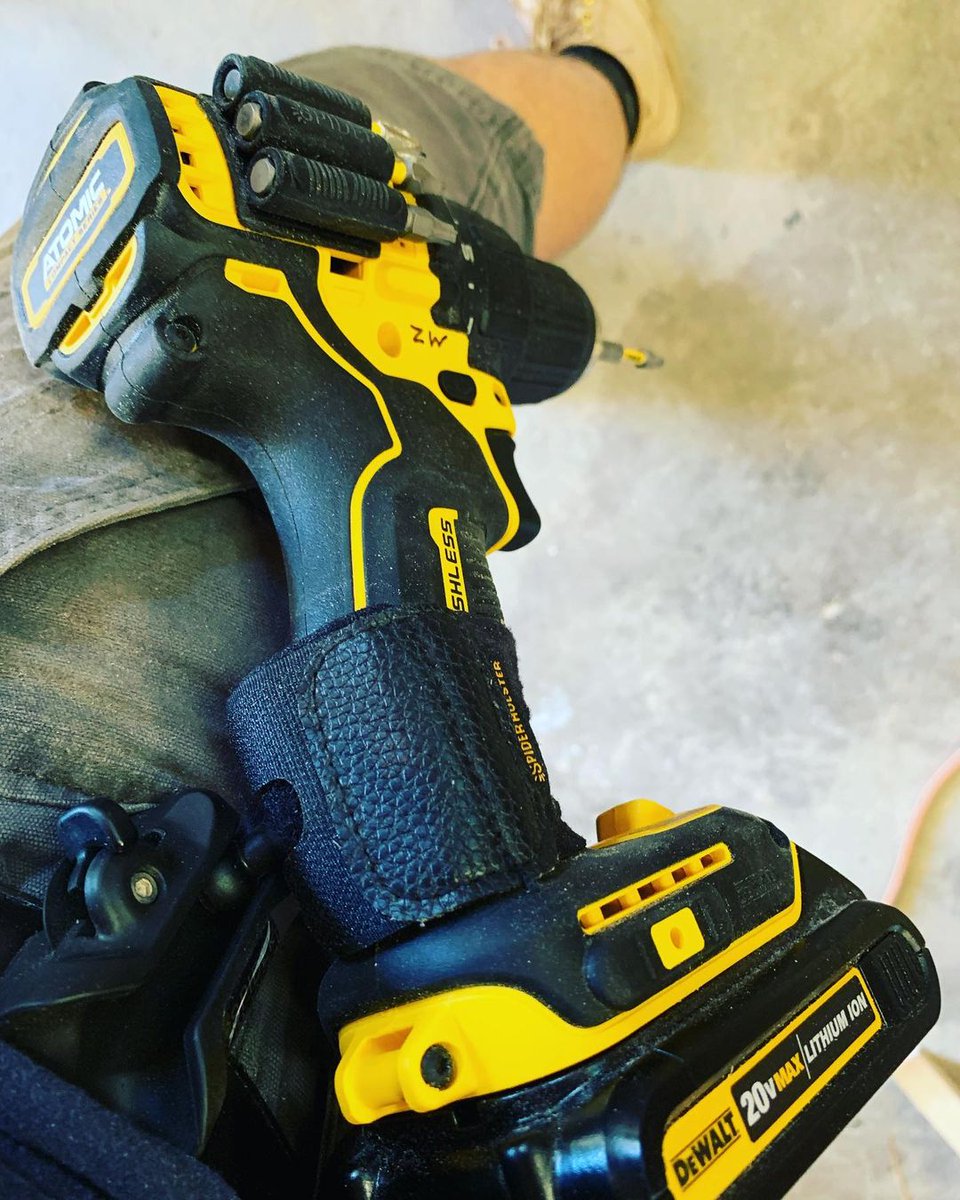 "Absolutely loving my @spidertoolholster drill and bit holder!" - @ ztwood_works_llc