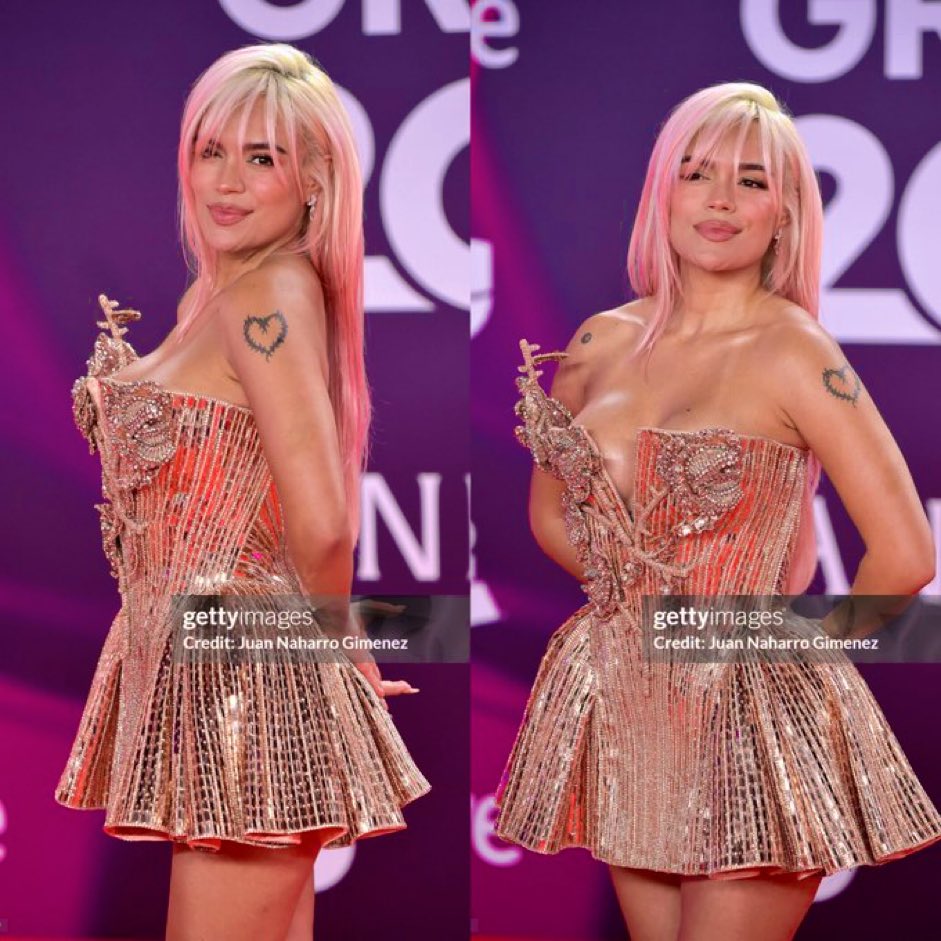 KGQueendom's tweet photo. Karol G looking stunning for the #LatinGRAMMY 💖 https://t.co/DjEqCWHOBz